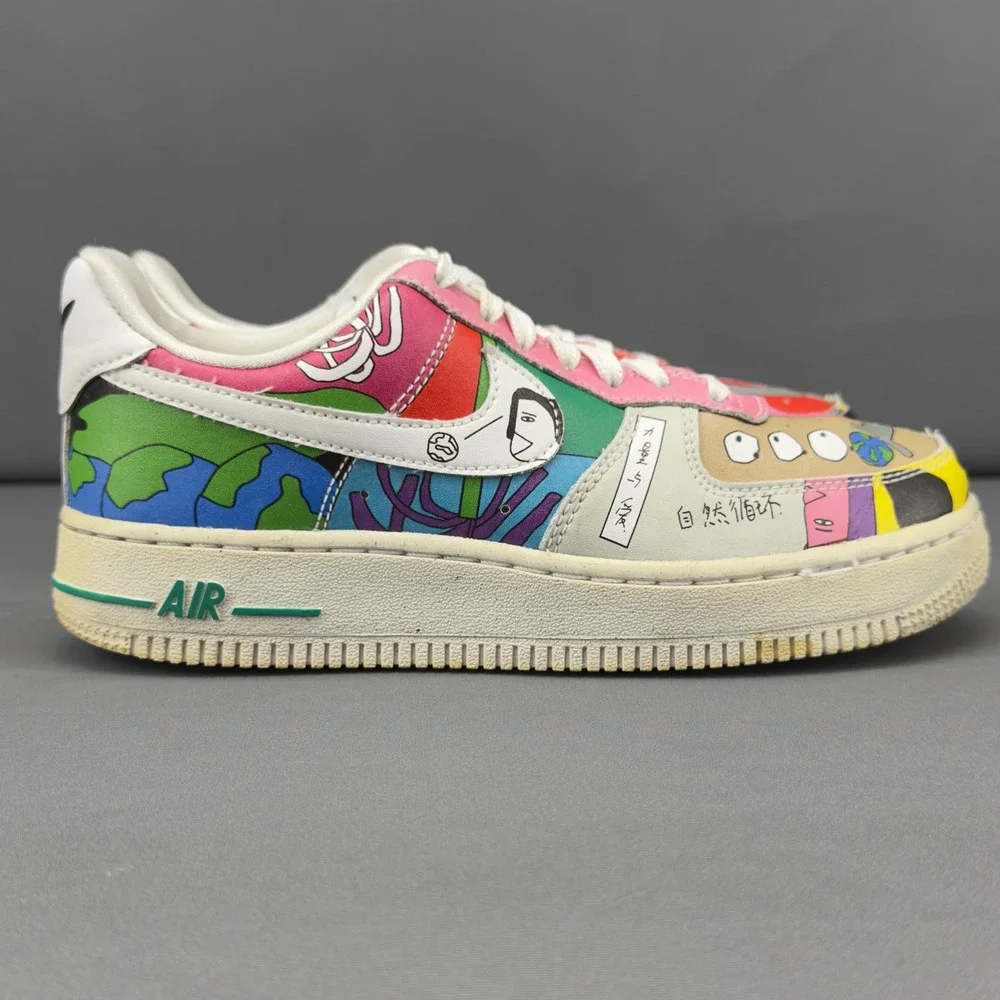 Nike Air Force 1 Flyleather Ruohan Wang Limited Edition CZ3990-900 Kids Size 4.5